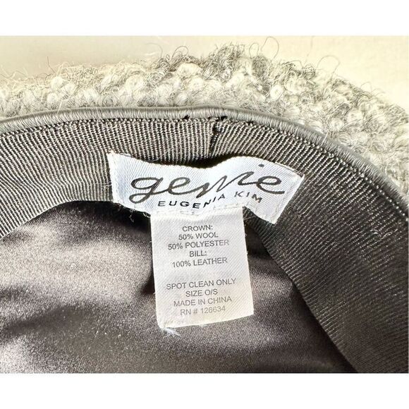 Genie Tweed Leather-Bill Marine Cap, OS - Picture 7 of 8